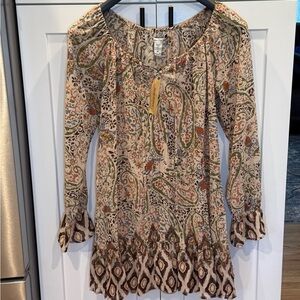 NWT American Rag Multicolor Paisley Floral Dress, Medium